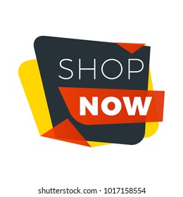 Sale bunner template. Vector design element for your promotion. Red, yellow and black color theme. Rounded speech bubble
