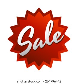 Sale Button Vector Icon
