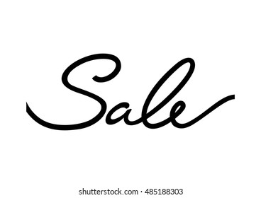 Sale Calligraphic Lettering Design