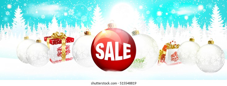 Sale. Christmas.