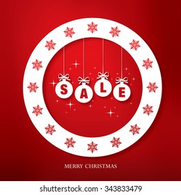 Sale. Christmas balls