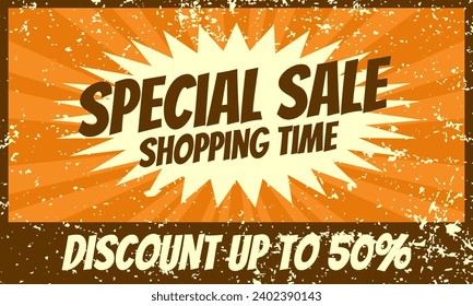 Sale classic comic cartoon background
