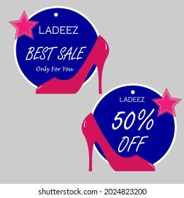 sale, clearance sale, discount, marketing, shoppers idea, business develop icon, mall promotions. Vector Danglers Shapes pink wobblers on empty  display .advertisement realistic vector illustration.