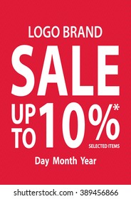 Sale up to collection vector
