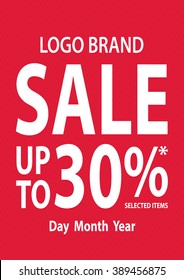 Sale up to collection vector