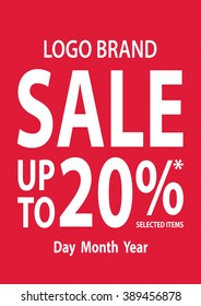 Sale up to collection vector