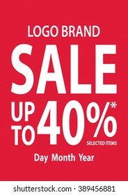 Sale up to collection vector