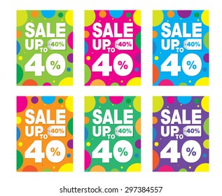 sale colorful 
