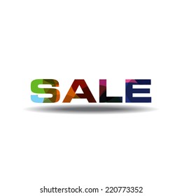 Sale Colorful Vector Icon Design