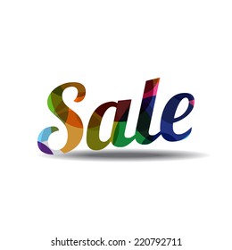 Sale Colorful Vector Icon Design