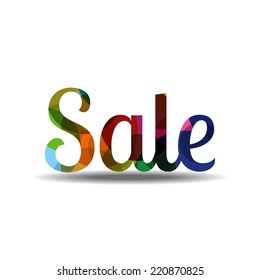 Sale Colorful Vector Icon Design