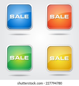 Sale Colorful Vector Icon Design