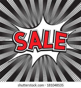 SALE Comic Speech Bubble