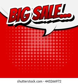 Sale comic speech . bubble cartoon 
