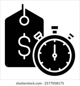 Sale Countdown Icon Element For Design