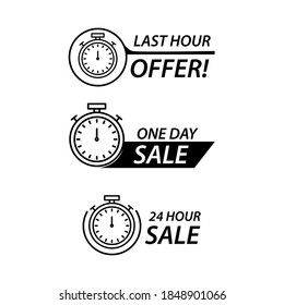 Conteo de ventas y concepto de diseño de promoción aislado en fondo blanco