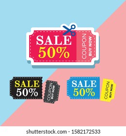 Sale coupon badges. Last minute offer banner, one day sales and 24 hour sale promo stickers. business limited special promotions, best deal badge. Good for marketing, social media, website and more.