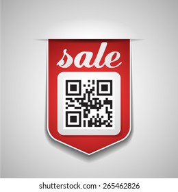 Sale coupon with QR-Code