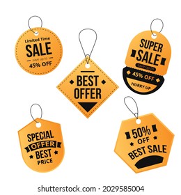 Sale - creative banner set vector illustration.concept discount promotion layout on white background
