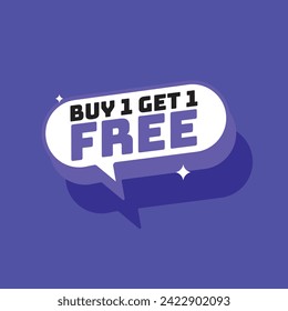 Sale design banner templates posters Special Weekend Buy this 1 Get 1 Free. Vector illustration. Store label. Communication Poster