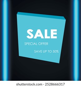 Sale design for flyers, advertising, banners, leaflets. Asbtract colorful sales background concept. Discount abstract promotion layout vector illustration.