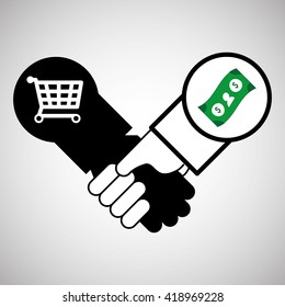 Sale design. Offer concept. white background