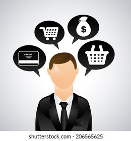 sale design over gray background vector illustration