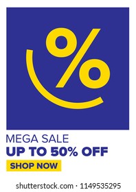 
Sale Design Template with elegant background colour. Vector illustration template, banners, Wallpaper, flyers, invitation, posters, brochure, voucher discount. Up to 50% off design.