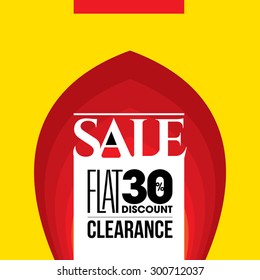 Sale design template vector