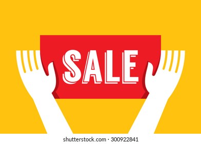 Sale design template vector