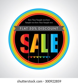 Sale design template vector
