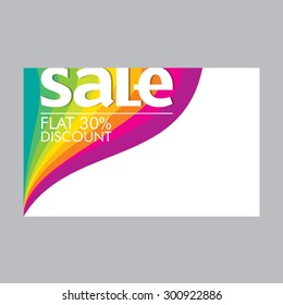 Sale design template vector