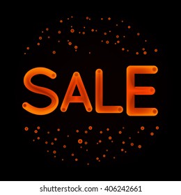 Sale design template vector.