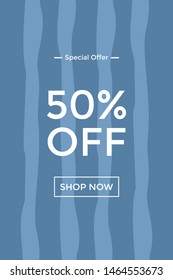 Sale design template vector, Big sale special offer. Vector illustration.