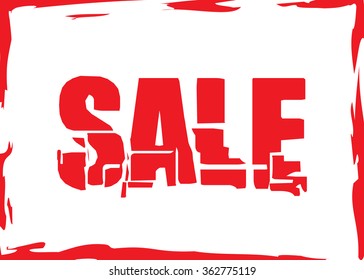 Sale design template. Vector illustration.