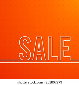 Sale design. Vector illustration