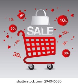 Sale digital design, vector illustration eps 10.