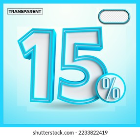 venta descuento objeto de representación 3D 15% color azul para niños tema, niños tema