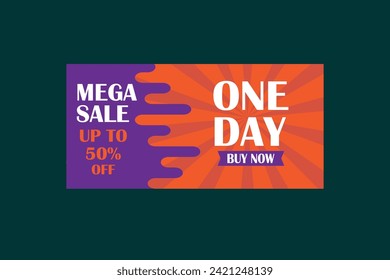 Sale Discount 50% Off Text Animation 