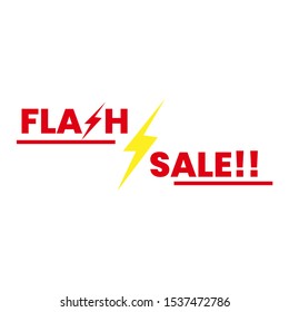 Sale Discount Banner, Big Sale , SuperSale with 
lightning illustration. eps 10