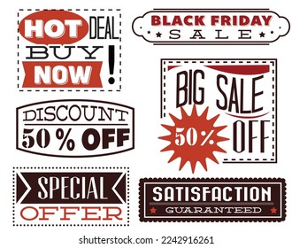 SALE  DISCOUNT BANNER ILLUSTRTION VETOR 