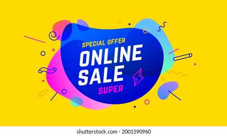Sale, Discount banner. Speech bubble, banner, poster with text Sale. Geometric style template with message Sale for banner, poster. Explosion burst design, speech bubble. Vector Illustration