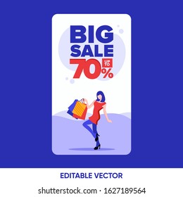 SALE DISCOUNT BANNER FOR STORY GRAM 