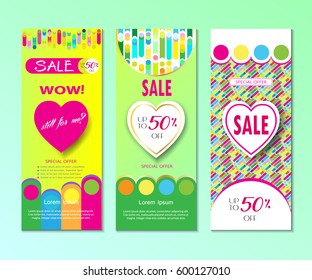 Sale Discount Banners Set Wow Instagram Stories Sale Banner Background Instagram Template Frame Can Be Use For Landing Page, Website, Mobile App Poster Kids Flyer Coupon Gift Card Smartphone Template