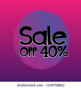 sale discount label, beautiful label, background or sign with summer vibes theme or holidays. vector design