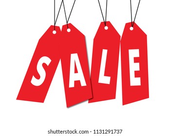 Sale discount label illustration