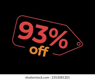 Sale and discount labels. Discount price icon. %Off. percent sales. Vector Illustration. Image for sale, image for promotion. Limited Special offert