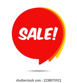 Sale. Discount offer price tag, vector price discount symbol. EPS