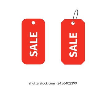 sale discount tag label. Stickers Label isolated on white background. Vector illustration