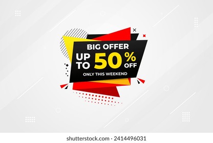 Sale Discount tag set with different percent. Promo price tag design. Product discount festival label collection. Super Sale promotion banner template. Flat sale Vector Illustration.